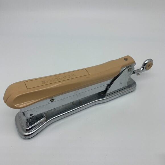 Vintage Ace Liner Stapler #502 Heavy Chrome‎ Desktop Stapler Chicago USA - Picture 1 of 5